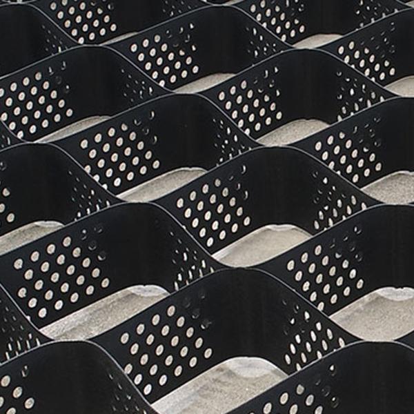 HDPE Slope Erosion Control Ground Grid Geocell For Gravel Driveways Geosynthetic