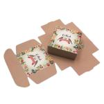 Disposable Kraft Corrugated Box Colored Printing , for Promotion use