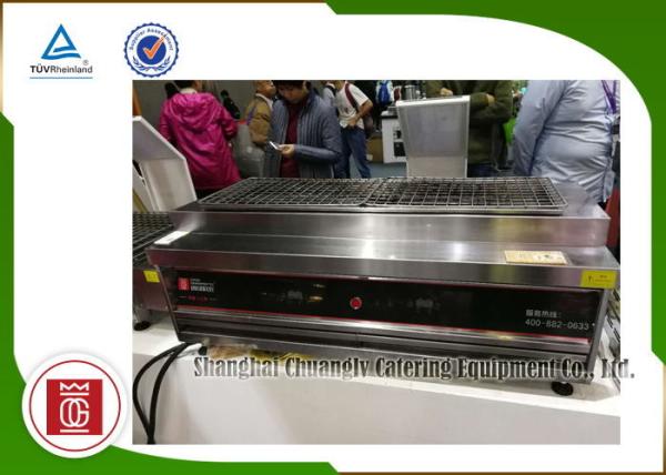 Customized Wood Cabin Commercial Barbecue Grills Electric Table Top Indoor