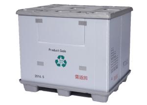 Quality 1600x1150 Pallet Sleeve Pack Box With Plastic Lock &amp; Divider Tray wholesale
