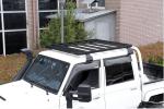 4x4 Vehicle Exterior Accessories Flat Powder Coated Aluminum Alloy Roof Rack