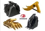 Mechanical Excavator Hydraulic Thumb Bucket Grab Bucket , hydraulic grab bucket