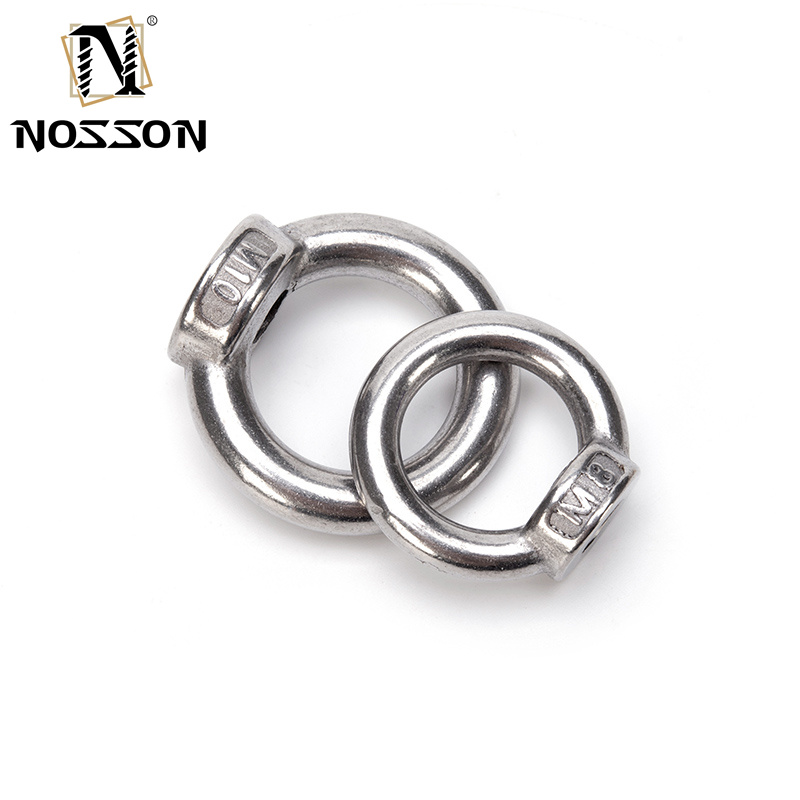 Triangle Ring Lifting Eye Nuts Measurement system Imperial Inch Fine Thread Polish DIN582 Eyenut M6 M8 M10 M12 M16 M20 M24
