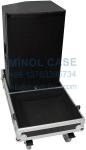 ATA Style Flight Case For EV ELX115P Powered Dual Speakers Aluminum Speakers