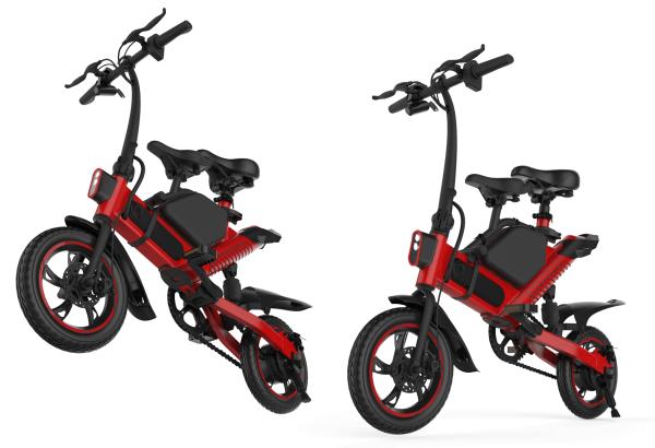 Professional Electric Powered Folding Bikes , Family Long Range Folding