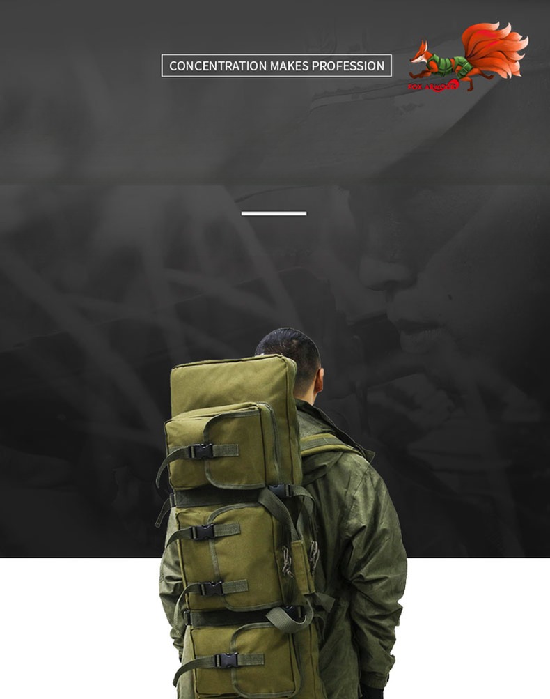 Unisex Training Green Hunting Backpack with Interior Compartment and Multi-pouches