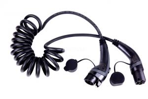 Quality 32A 250V 7kW Type 1 To Type 2 EV Charging Cable IEC 62196-2 Mode 3 Charging Cable wholesale