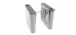 304 Stainless Steel Intelligent Flap Barrier Turnstile In Subway Station