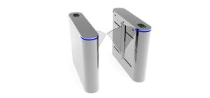 Quality 304 Stainless Steel Intelligent Flap Barrier Turnstile In Subway Station wholesale