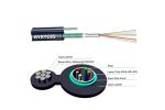 Black Outdoor Aerial Fiber Optic Cable GYXTC8S Singlemode Figure 8 Self