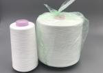 Optic White T40S/3 Factory Pirect Supply Polyester Ring Spun Yarn For Weaving