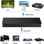 10W 4K 30 Hz 1 In 8 Out 8 Ports 768 MHZ HDCP 1.2 HDMI Splitter