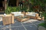 5pcs garden PE rattan sofas