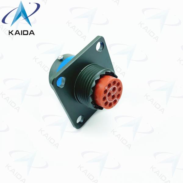 Crimp Wall Mount D38999 Series 2 Receptacle 500V 38999 Ethernet Connector 13