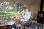 Two Guest Waterproof Dome Tent Custom Designs Camping House Heat Proof Aluminium