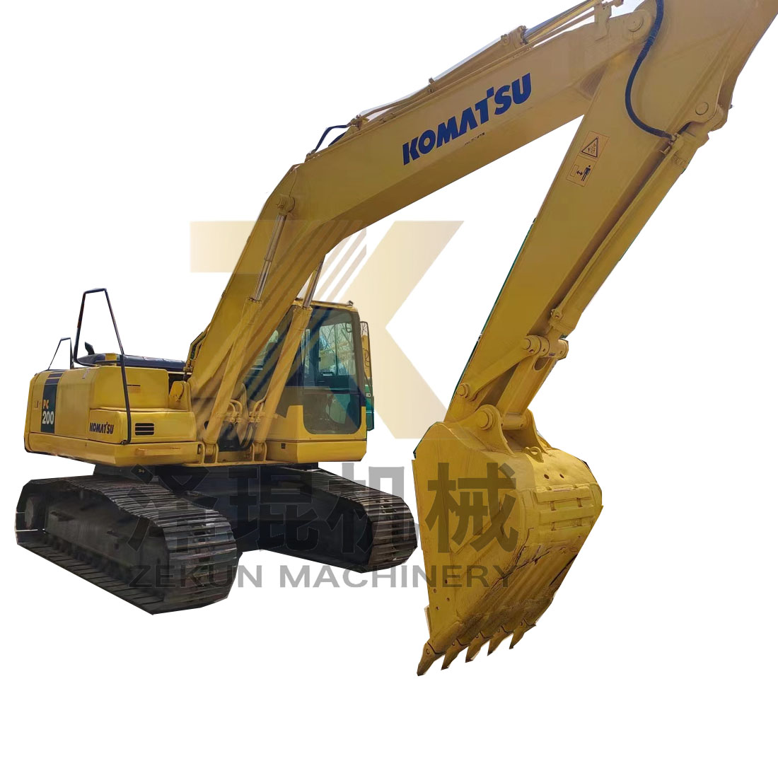 Komatsu PC200-7 20ton Crawler Excavator with 119kw Engine in Excellent Condition