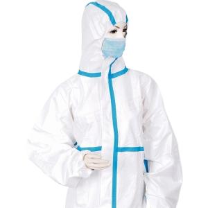 Quality Anti Static 70g 170cm White Disposable Coveralls wholesale