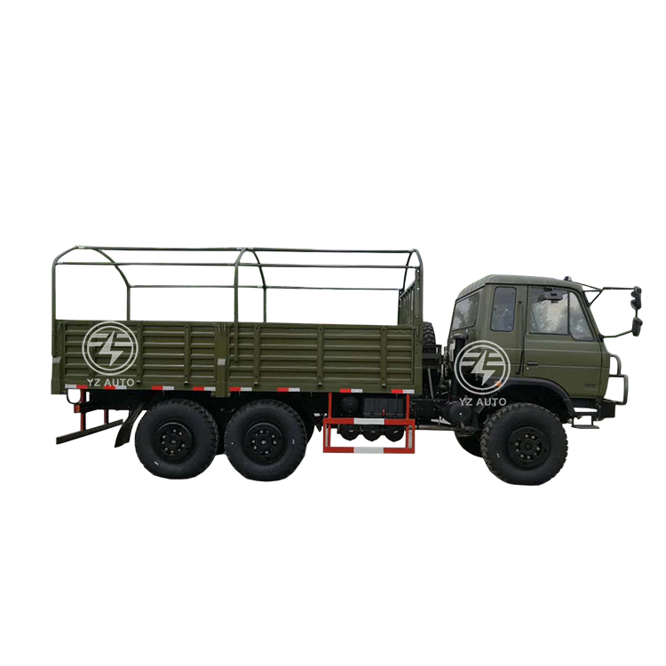Single Cab 6x6 Off Road Vehicle Carrier LHD Troop Carrier with Euro 3 Emission Standard