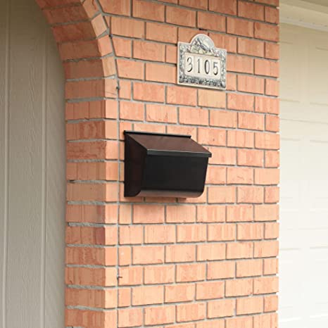 Apartment Outdoor Package and Newspaper Storage Box with Customizable Logo and Red Flag