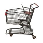 Warehouse Metal Shopping Trolley 150L Classic American Grocery Shopping Cart