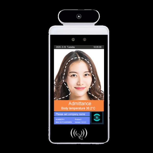 Long-distance Non-contact Face Recognition Temperature Measurement Access