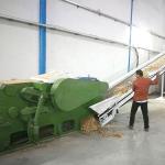 30mm Timber Chips Adjustable Knives Drum Wood Chipping Machine