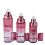 30g 50g 30ml 45ml 120ml 160ml Electroplated Pink Gradient Glass Lotion Bottle
