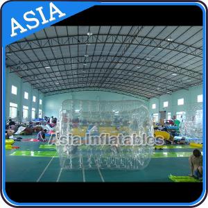 Quality Swimming Pool / Park Transparent Inflatable Water Roller Ball wholesale