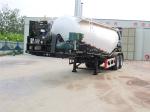 Aluminum Alloy Bulk Cement Trailer , 60 Ton Bulk Cement Tank Trailer