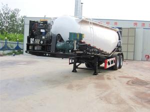 Quality 2 Axle Bulk Cement Tanker Semi Trailer 45 Cubic Meters wholesale