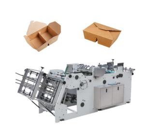 Quality Hot Melt Forming Hamburger Box Making Machine Automatically LJZHJ-800 wholesale