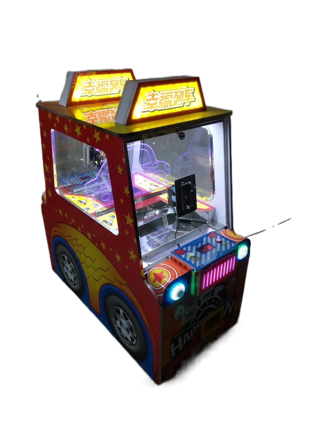 Reinforced Plastic Coin Pusher Arcade Machine , Low CBM Coin Drop Machine