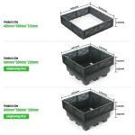 Extra Large Drip Tray for Garden Decoration 4 Square Units Plant Containers