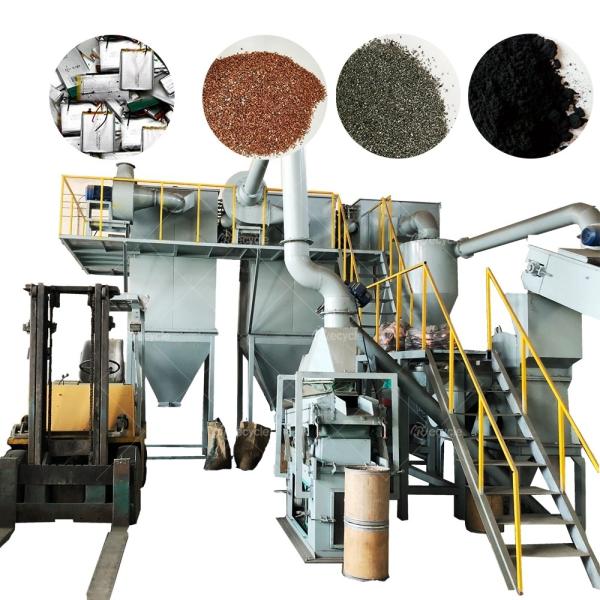 Automatic Lithium Ion Battery Recycling Machine 1 Ton/H-5 Ton/H For Hotels /