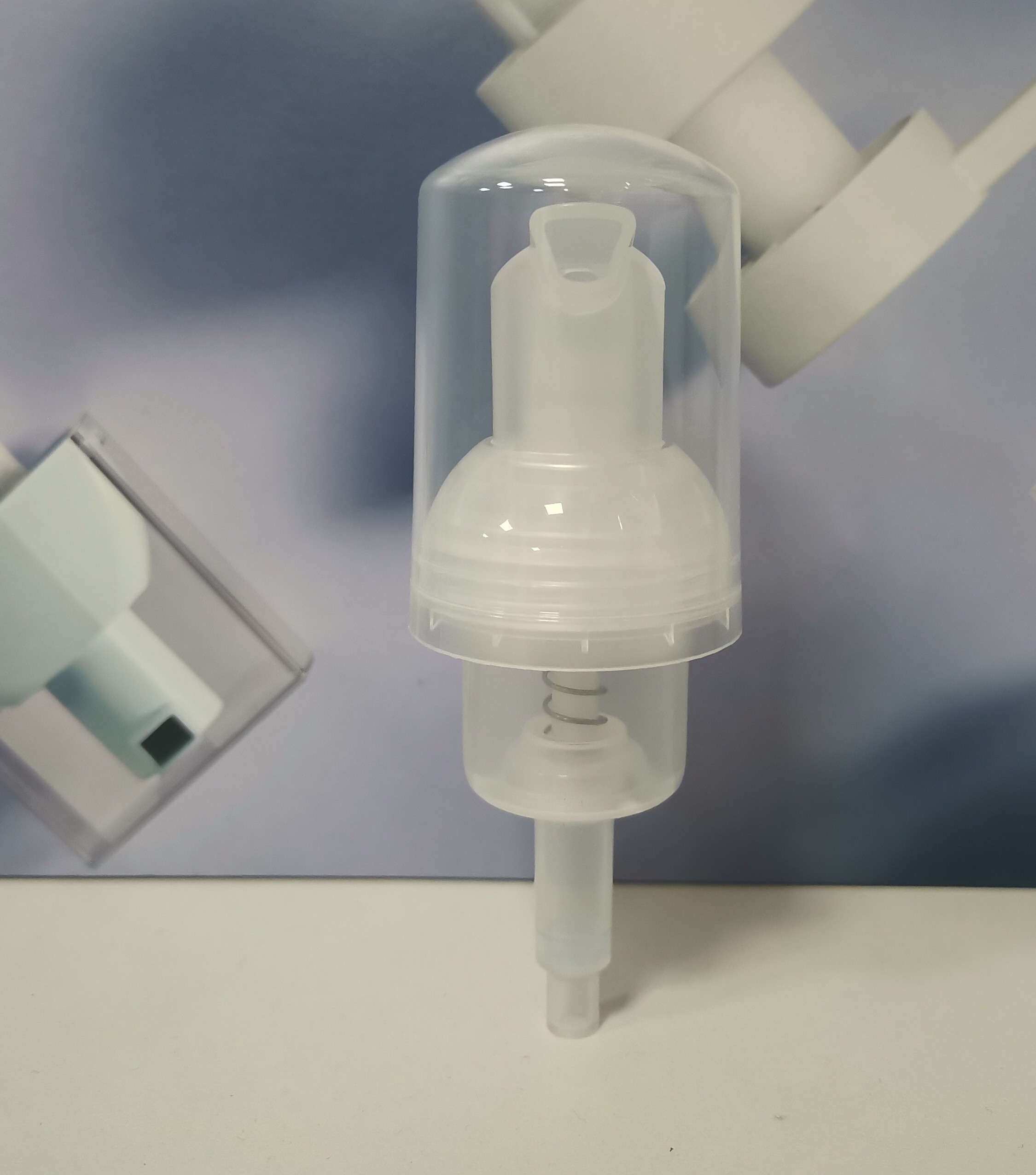 Customized Foam Dispenser Bottle Pump With Transparent Tube
