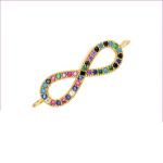 OEM DIY Gold Rainbow Zirconia Bracelet Crystal Bracelets And Necklaces
