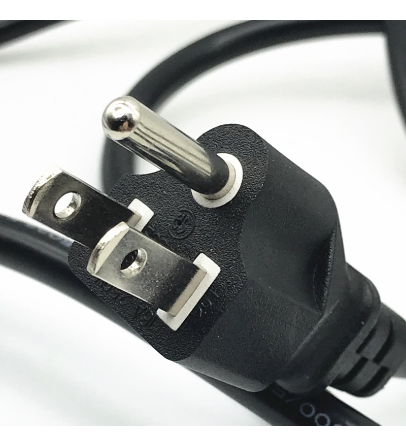 America Standard US Power Cord 110V-250V PVC Jacket 3 Pin Plug 15m