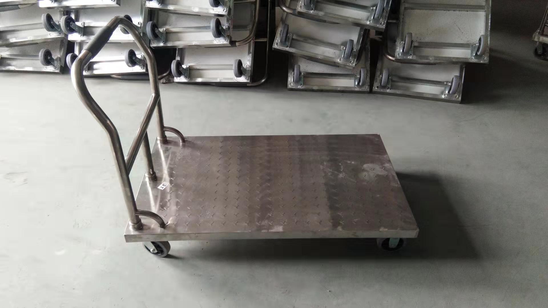 stainless steel flat trolley folded specification will be check the products details