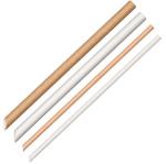 Colorful Paper Straw for Beverage Drinking Degradable Natural 197*6mm Wrap Paper