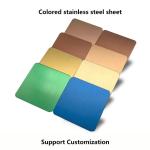 High Quality 2400mm Length Colored Stainless Steel Sheet 304 Grade Stainless
