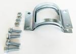 Durable Galvanized Or Stainless Steel Heavy Duty Pipe Clamps Grip Collars For