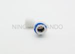 Plastic Quick Connect Pneumatic Fittings / 2 Way Pneumatic Tube Fittings