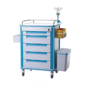 Quality Drug Dispenser Medical Instrument Trolley Stainless Steel Frame For Nurses wholesale