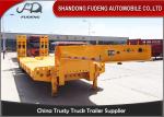 60ton 70 ton low bed semi trailer lowboy trailer for tractor truck head