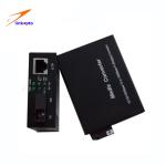 Black Color MM Media Converter SC Connector 2km Transmission Distance
