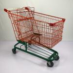 210 Liter Large Warehouse Supermarket Shopping Trolley For Multi Person German