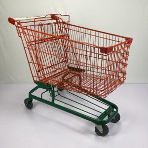 Quality 210 Liter Large Warehouse Supermarket Shopping Trolley For Multi Person German Type wholesale