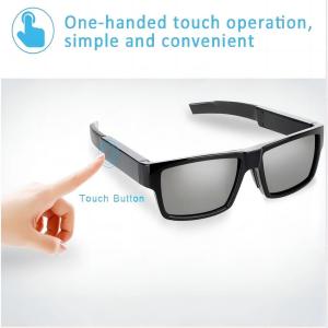 Quality 1080P Body Worn Camera Hidden Video Glasses 80° Angle For Motorcycling Trekking Climbing wholesale