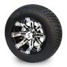 Buy cheap Golf Cart 10'' Wheel and 205/50-10 DOT Tire Combo - Machined/Glossy Black from wholesalers