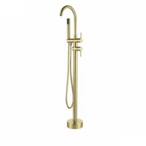 Quality Commercial Deck Mount Tub Faucet Brass Brushed Gold Bronze Custom wholesale